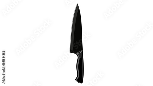 Black Kitchen Chef Knife.