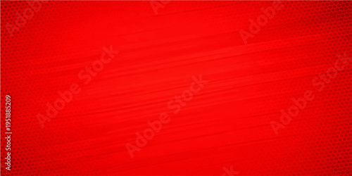 A dark vintage red leather and fabric texture with a grunge paper pattern design creates a blank cloth material backdrop for a Christmas wallpaper surface