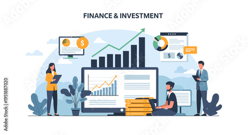 A calming and modern illustration perfect for website design, social media, or marketing materials that evoke tranquility and natural beauty.