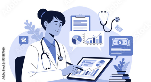 A modern graphic design featuring overlapping shapes and calming blue hues. Perfect for backgrounds, web design, and conveying serenity and innovation