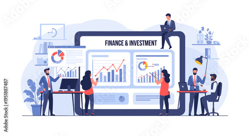 A figure pauses, appearing thoughtful and serene next to a large potted plant. Ideal for illustrating mindfulness, personal growth, or a break from ro