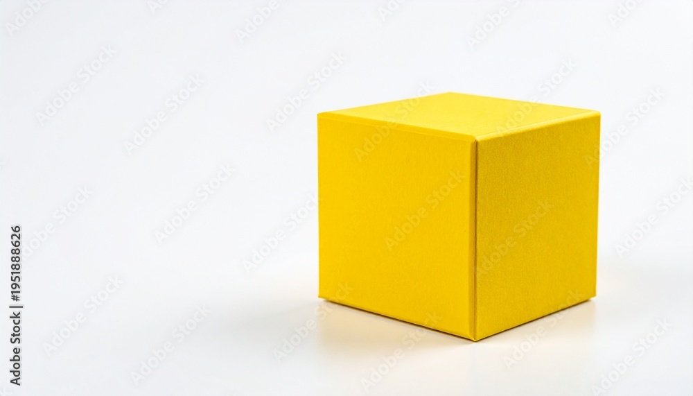 Fototapeta premium 3d yellow box