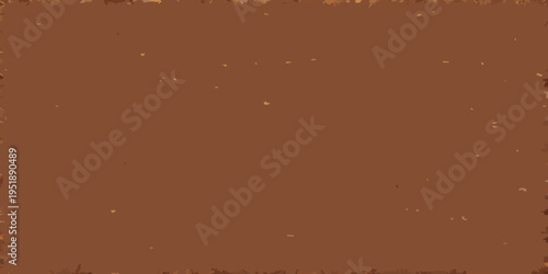 A solid brown background with subtle texture and scattered light specks