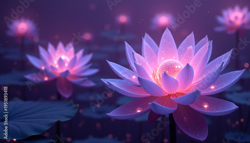 Radiance of the Celestial Lotus