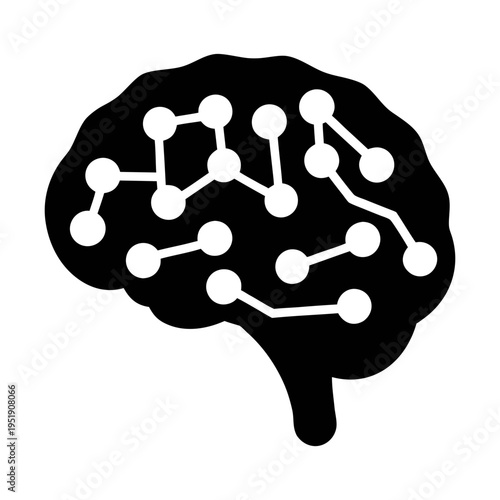 Brain connection neural network ai artificial intelligence machine learning technology concept idea