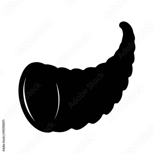 Discover the perfect black cornucopia vector illustration for your thanksgiving day design needs today