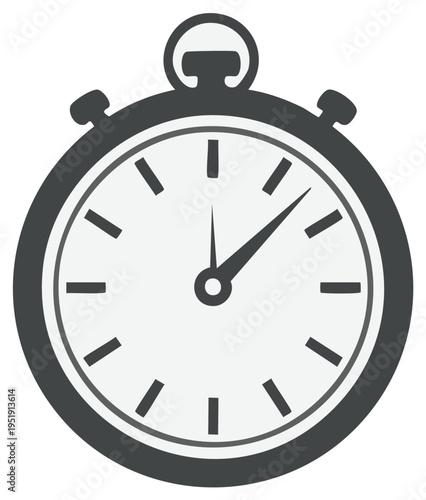 Stopwatch Illustration - Time Measuring Instrument, Sport, Competition, Concept, Close Up