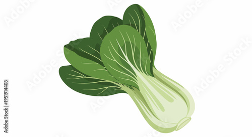 Fresh Bok Choy Vegetable Art Representing Healthy Eating and Nutritious Food Choices Perfect for Promoting Wellness and Farm to Table Lifestyle Great Design Asset for Nutrition Concepts