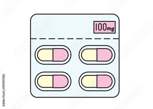 ブリスター包装されたカプセル錠