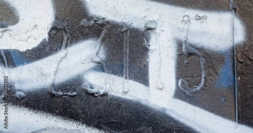 Texture closeup of graffiti