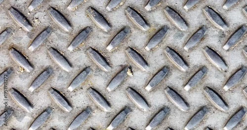 Closeup texture of diamond plate 