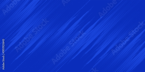 blue color pattern gradient grunge texture background. Dots pop art comics sport style. eps 10