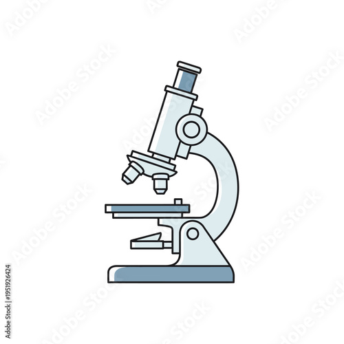 Laboratory microscope instrument for biology.