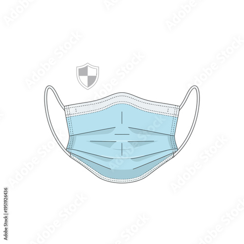 Protective Face Mask for Safety.