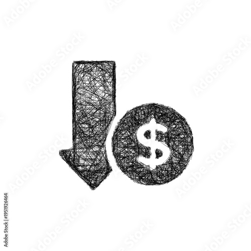 Sketch downgrade plan icon design