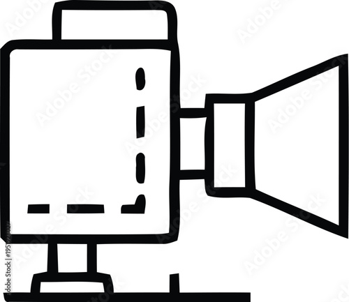 smartphone with camera on screen