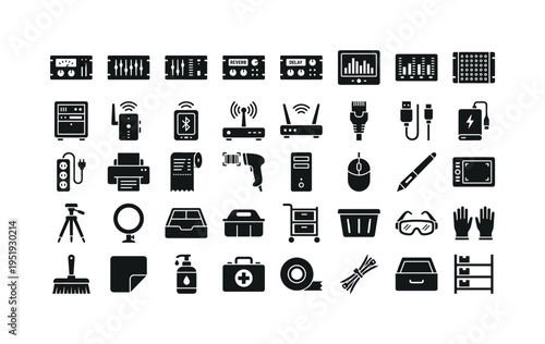 Music production processing gear featuring rack compressor unit, rack equalizer module, rack limiter processor, rack reverb