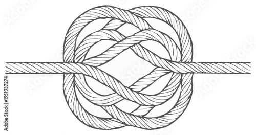 Illustration of a Rope Knot
