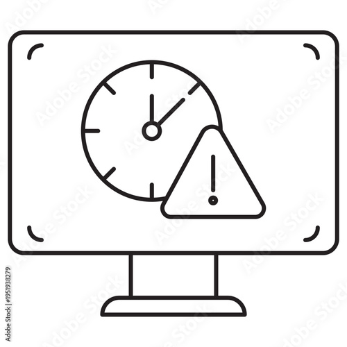 Photos Outdated Icon, Obsolete Technology Illustration, Old System Icon Design, Legacy