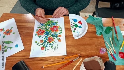 artist at work