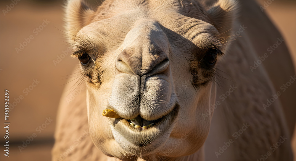 Fototapeta premium camel face close up