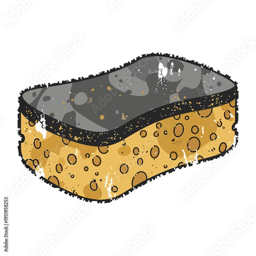 Dirty Sponge Illustration