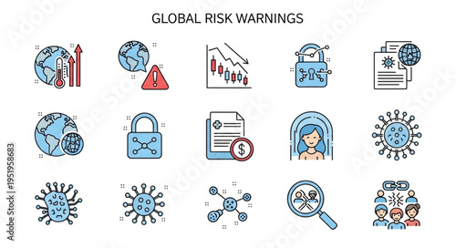 Global Risk Warnings - A Visual Representation of Potential Threats.