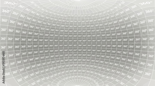 A futuristic tunnel with a grid pattern.