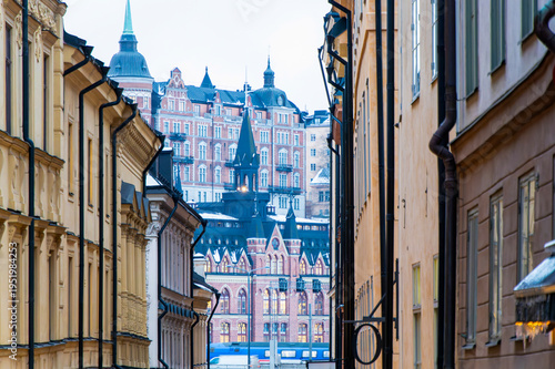 General views of the streets of Stockholm, the capital of Sweden, in February 2026, including Gamla stan, ostermalm, Sodermalm, museums, iconic buildings, animals, and urban architecture.