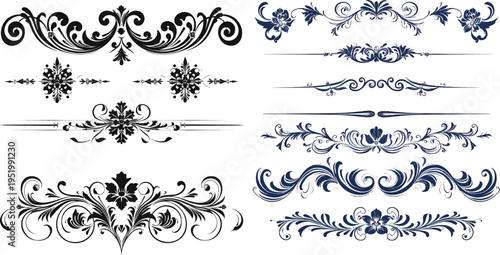 Vector Dividers Design Elements
