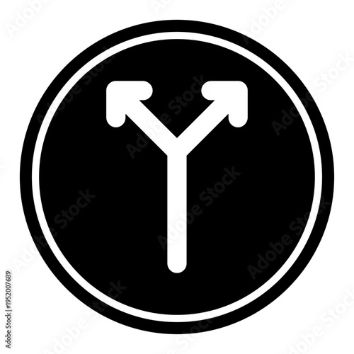 Road vector, clip art, and symbol. Flat design of road concept and simple design