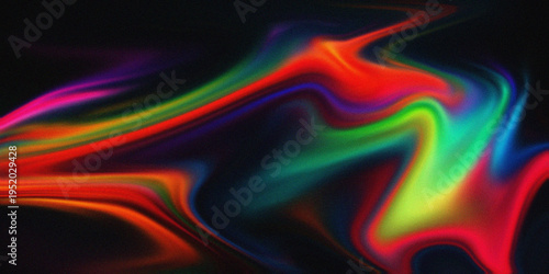 Фотография Vibrant Multicolor Abstract Art Background With Dark Tones And Bright Swirls