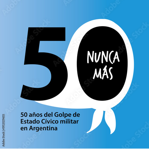 50 años del golpe civico militar en Argentina nunca más