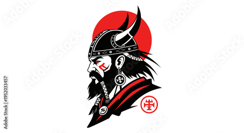 Illustration of a samurai warrior 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 in profile