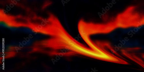 Photos Vibrant Orange And Red Flame Burning Brightly In Darkness