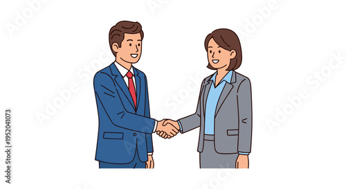 Professional diverse business people shake hands to confirm agreement or partnership deal