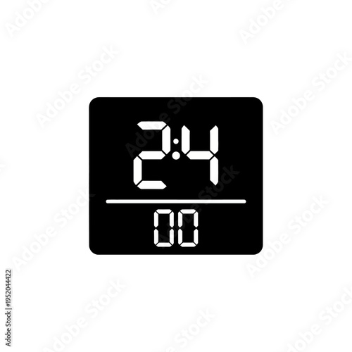 Digital Timer Displaying 240 with a Dividing Line and a Clean, Modern Interface