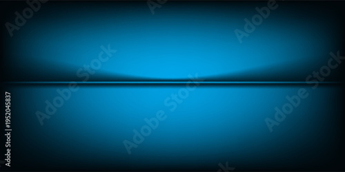 Abstract gradient podium background. blue empty 3d studio backdrop
