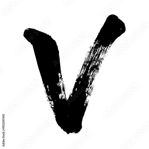 Organic and realistic calligraphy-style uppercase 