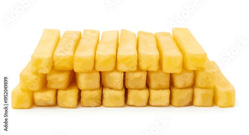 Fresh yellow corn on the cob isolated on white background with husk and kernels visible