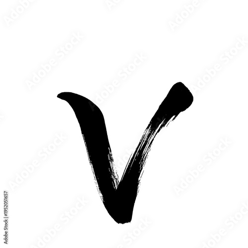 Organic and realistic calligraphy-style lowercase 