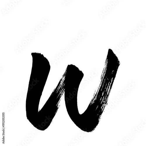 Organic and realistic calligraphy-style lowercase 