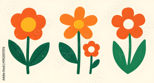 abstract spring flowers vector icon illustration isolated on white background design, modern abstract floral icon with colorful spring flowers design concept, abstract flower illustration icon for dec