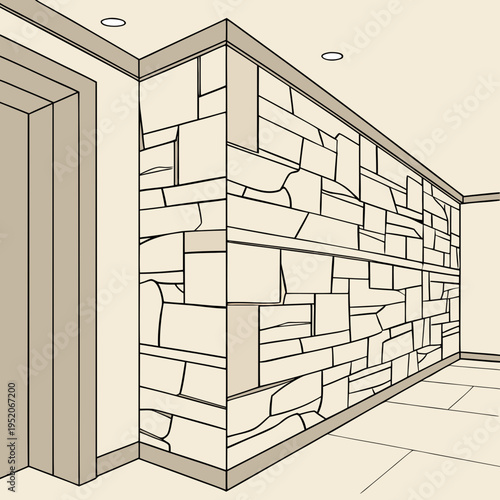 Sketch and 3d render of a house showing architectural design and building plan