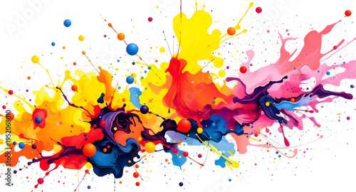 splashes, paint, splash, splatter, color, colorful, vibrant, bright, abstract, art, background, white, wall, canvas, texture, brush, stroke, drip, drops, liquid, ink, dye, pigment, creative, artistic,