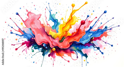 splashes, paint, splash, splatter, color, colorful, vibrant, bright, abstract, art, background, white, wall, canvas, texture, brush, stroke, drip, drops, liquid, ink, dye, pigment, creative, artistic,