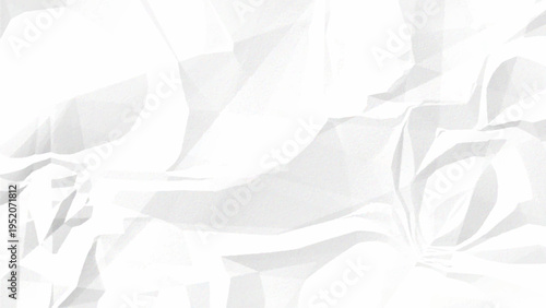White Crumpled Paper Texture Subtle Wrinkled Background Minimal Soft Folded Surface Clean Abstract Creased Design
