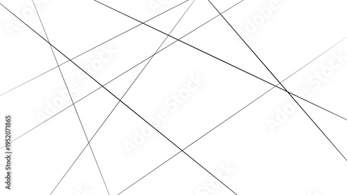 Minimal Abstract Intersecting Line Background with Thin Black Diagonal Lines on Light Gray, Clean Geometric Linear Design for Architecture, Technology and Modern Creative Layouts