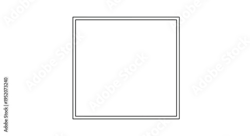 Simple Square Frame Border.