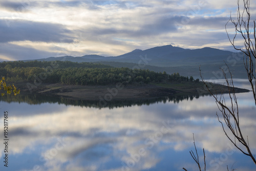 Wallpaper Mural Gabriel Galan reservoir reflection landscape Torontodigital.ca